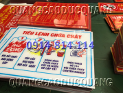 Biển tiêu lệnh chữa cháy Mica