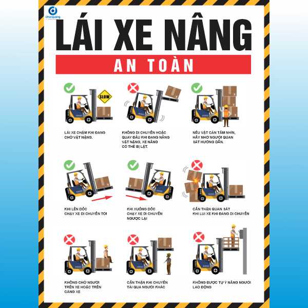 Biển báo cấm xem nâng