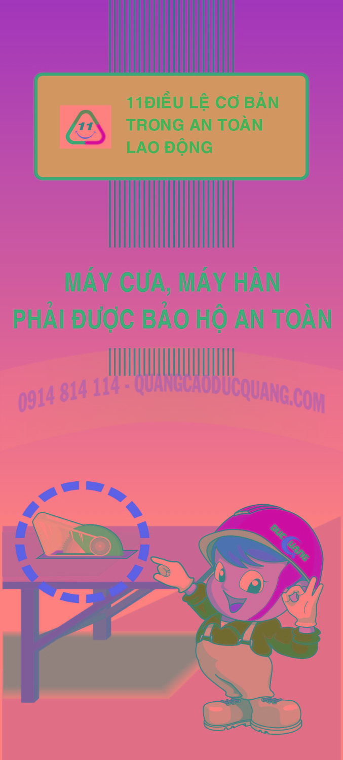 Biển báo máy móc thiết bị phải an toàn