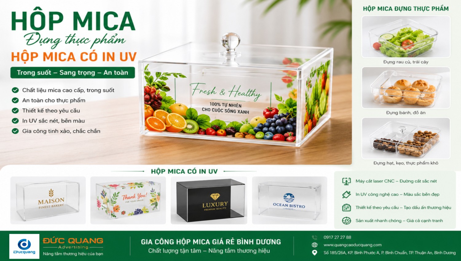 Hop mica dung san pham